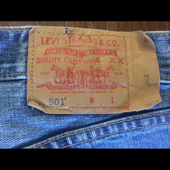 Vintage Levi's Levis 501 Jeans Button Fly - Picture 5 of 8